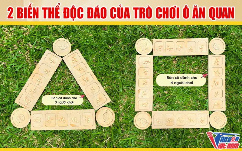 2 biến thể độc đáo của trò chơi ô ăn quan