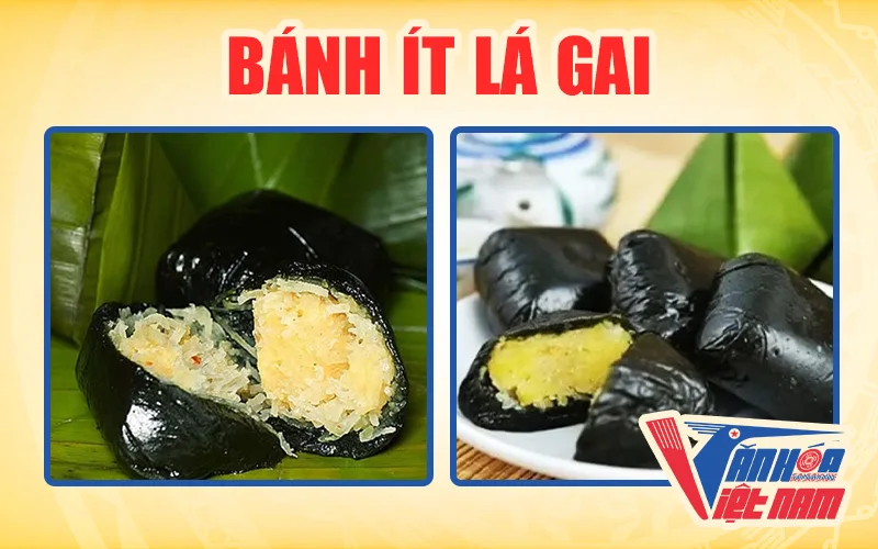 Đặc sản Bình Định bánh ít lá gai