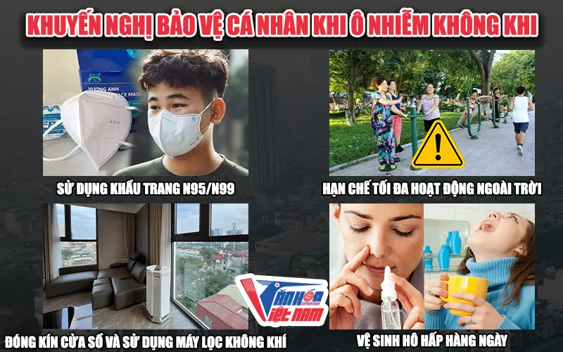 Bảo vệ sức khỏe trước ô nhiễm không khí Hà Nội 