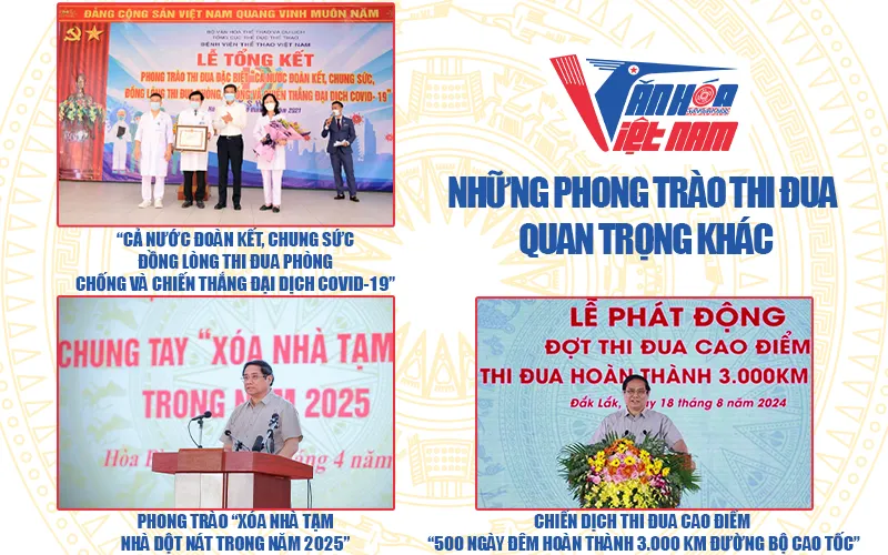 Những Phong Trào Thi Đua Quan Trọng Khác