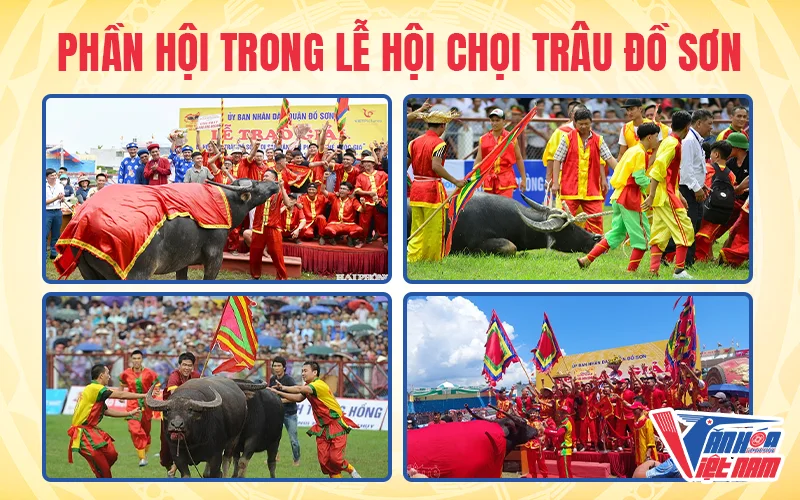 Phần hội trong lễ hội chọi trâu Đồ Sơn