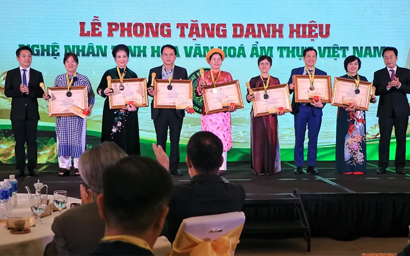 Tân nghệ nhân văn hóa ẩm thực Việt Nam