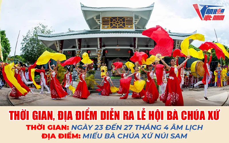 Thời gian diễn ra Lễ Hội Bà Chúa Xứ