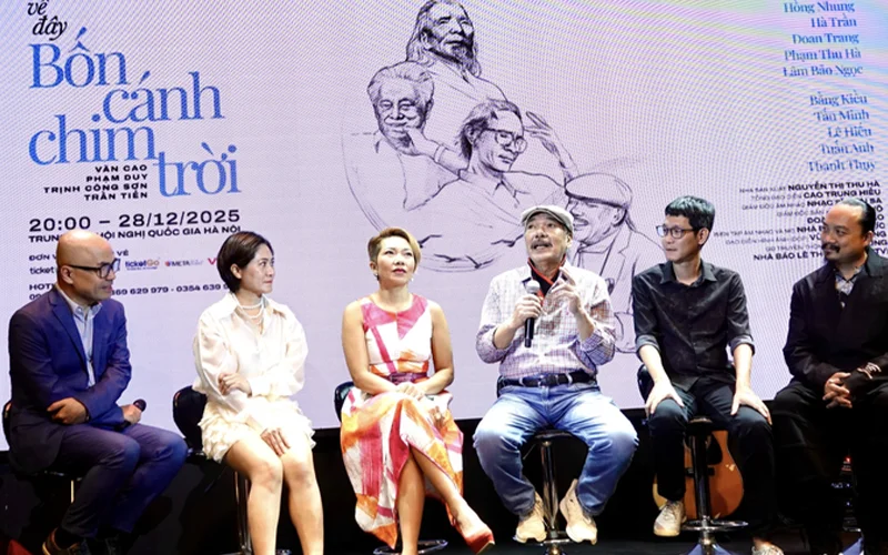 Thông tin ban đầu về concert Về đây bốn cánh chim trời
