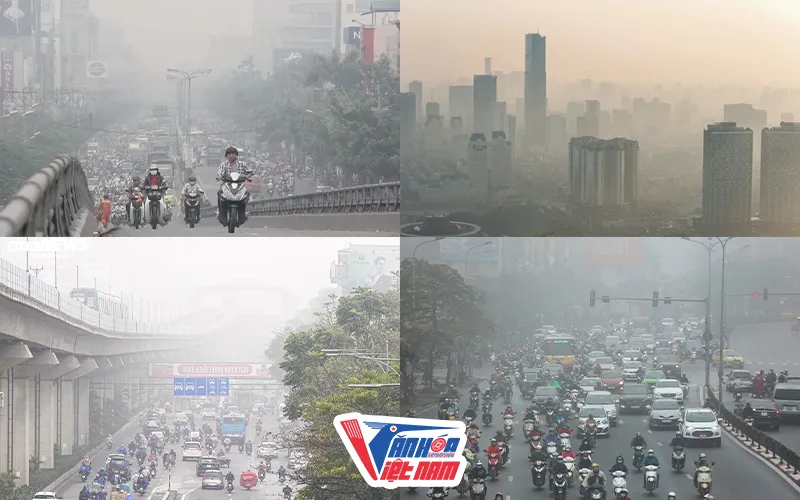 Tình trạng ô nhiễm không khí tại Hà Nội 