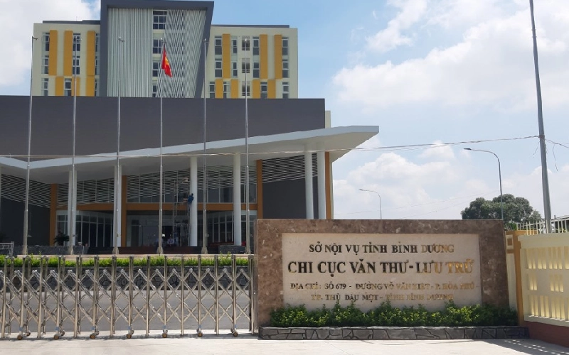 Trung tâm lưu trữ lịch sử ở mỗi tỉnh