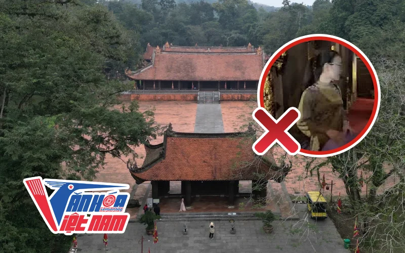 Nữ hướng dẫn viên tại di tích Lam Kinh bị đình chỉ