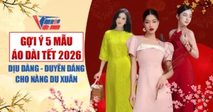 Gợi Ý 5 Mẫu Áo Dài Tết 2026