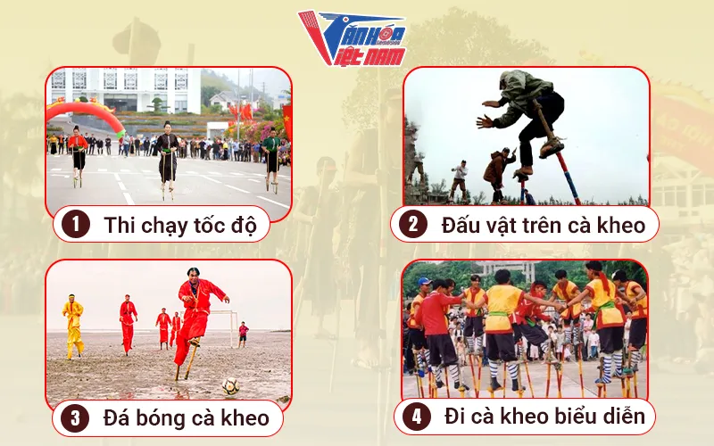 Các hình thức thi đấu trong trò chơi đi cà kheo