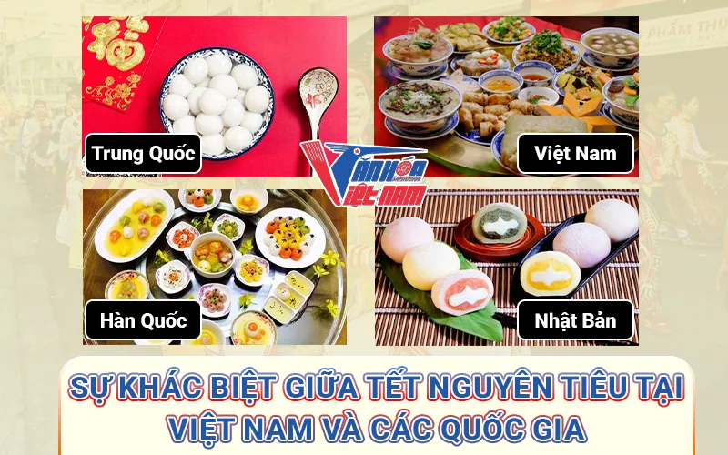 Sự khác biệt giữa Tết Nguyên Tiêu tại Việt Nam và các quốc gia