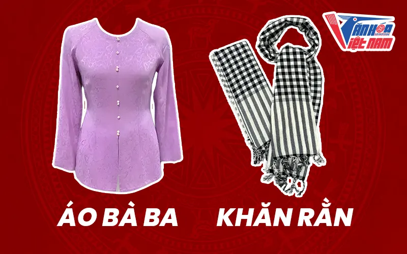 Áo bà ba và khăn rằn