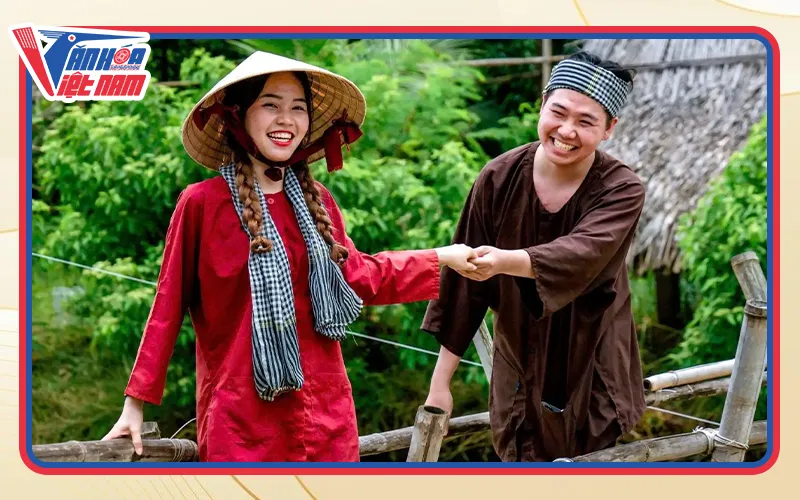 Đặc điểm áo bà ba khăn rằn