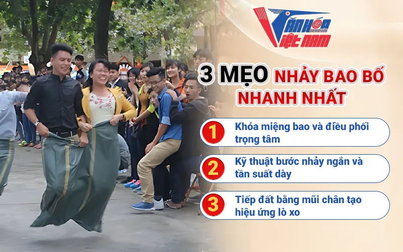 3 mẹo nhảy bao bố nhanh nhất