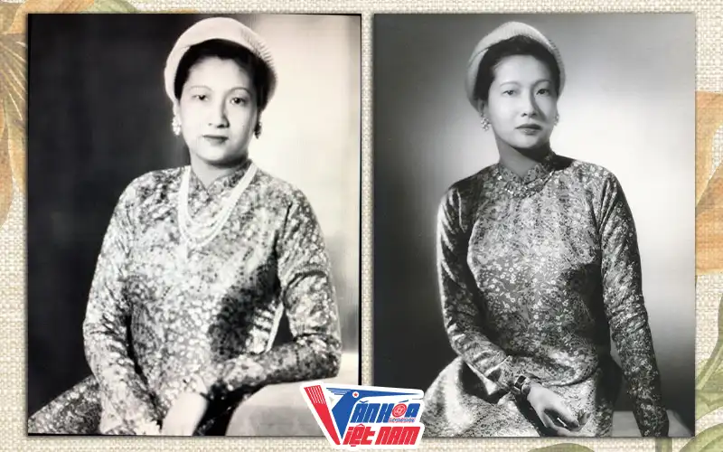 Hoàng hậu Nam Phương mặc áo Lemur