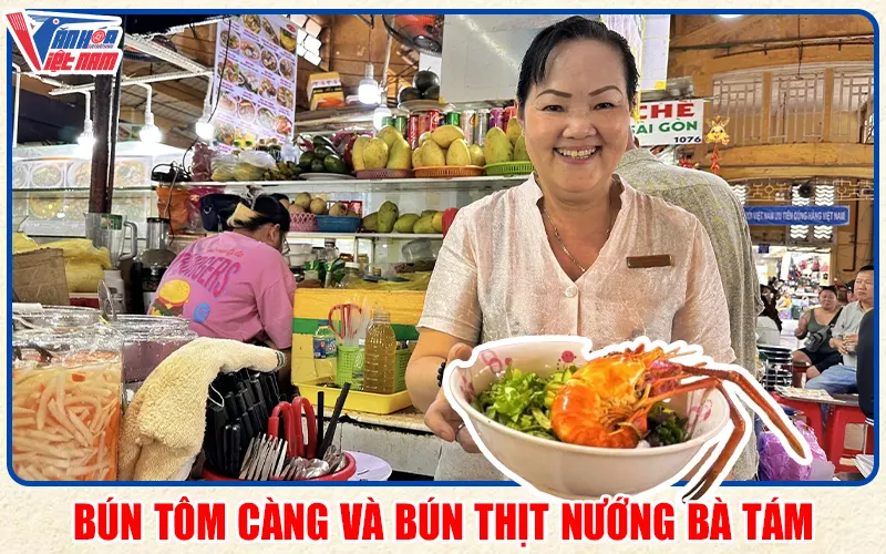 Bún Tôm Càng và Bún Thịt Nướng Bà Tám