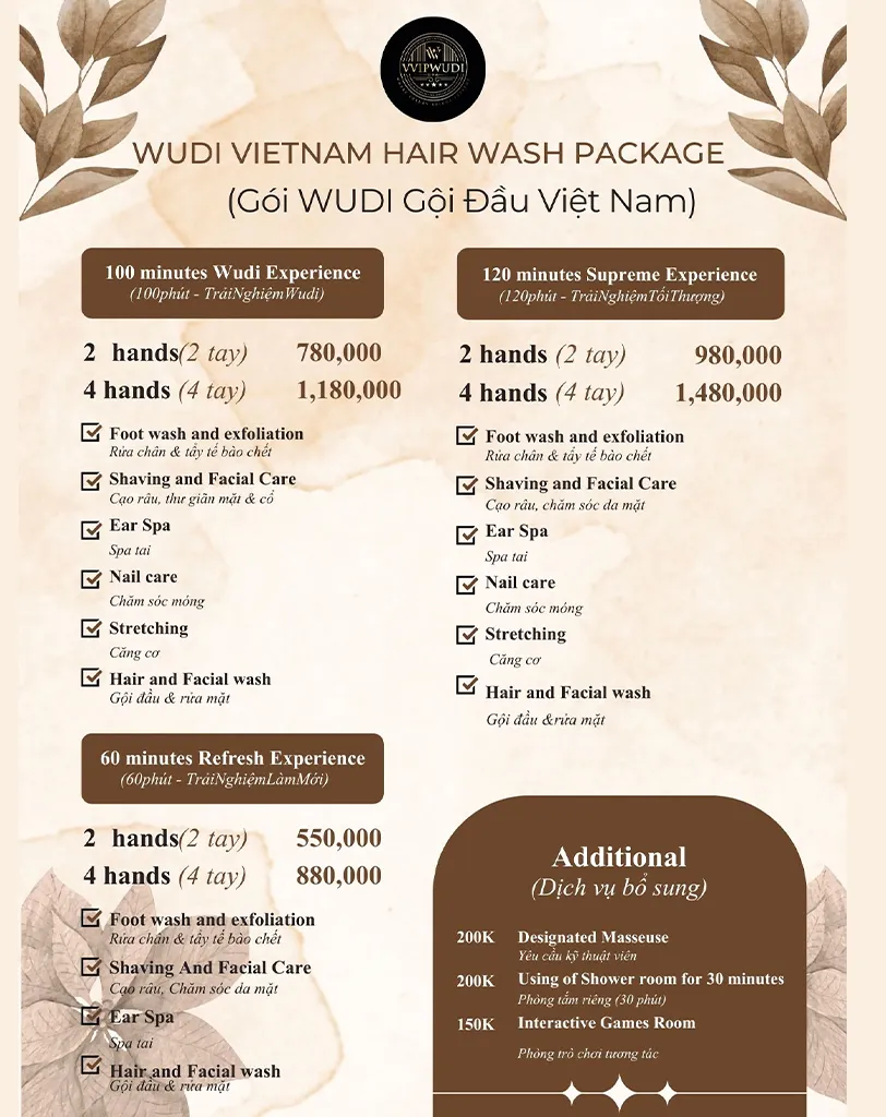 Gói gội đầu Việt Nam VVIP Wudi