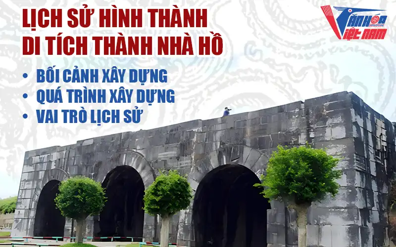 Lịch sử hình thành di tích Thành Nhà Hồ
