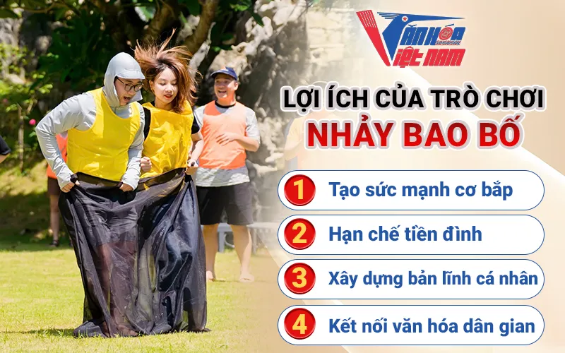 Lợi ích của trò chơi nhảy bao bố