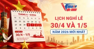 Lịch Nghỉ Lễ 30/4 Và 1/5 Năm 2026