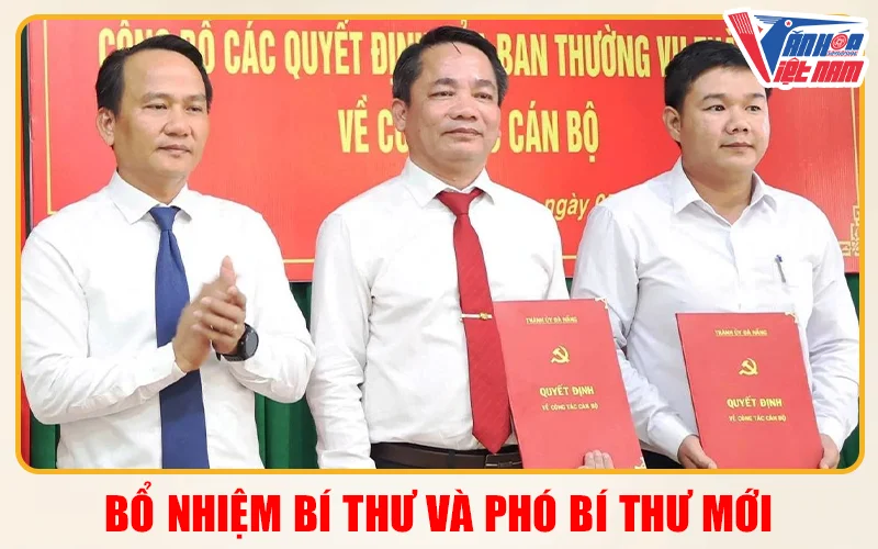 Bổ Nhiệm Bí Thư và Phó Bí thư Mới