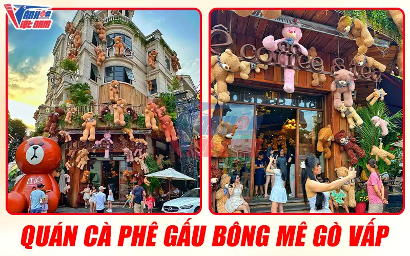 Quán Cà Phê Gấu Bông Mê Gò Vấp