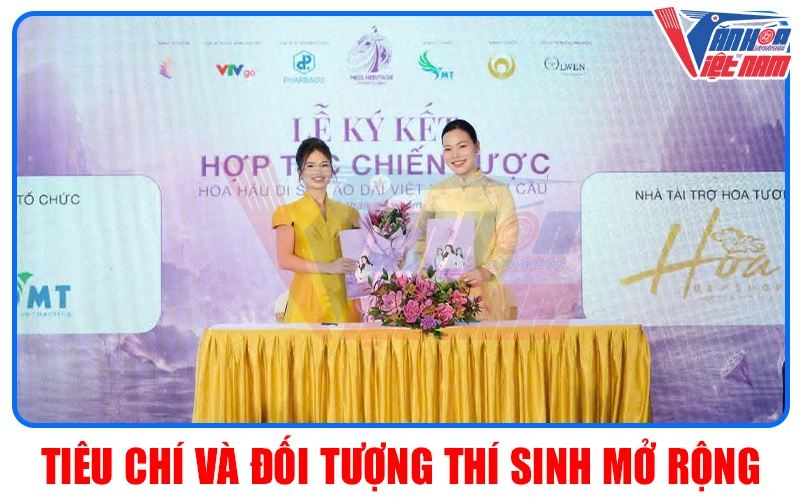 Tiêu chí và Đối tượng Thí sinh Mở rộng