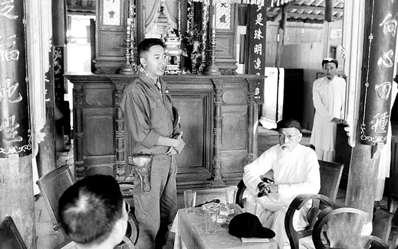 Đại tá Phạm Ngọc Thảo khi giữ chức Tỉnh trưởng Kiến Hòa