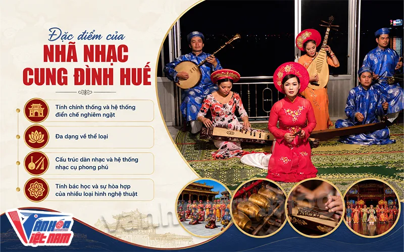 Đặc điểm của nhạc cung đình Huế