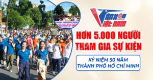 Hơn 5.000 người tham gia sự kiện kỷ niệm 50 năm thành phố Hồ Chí Minh