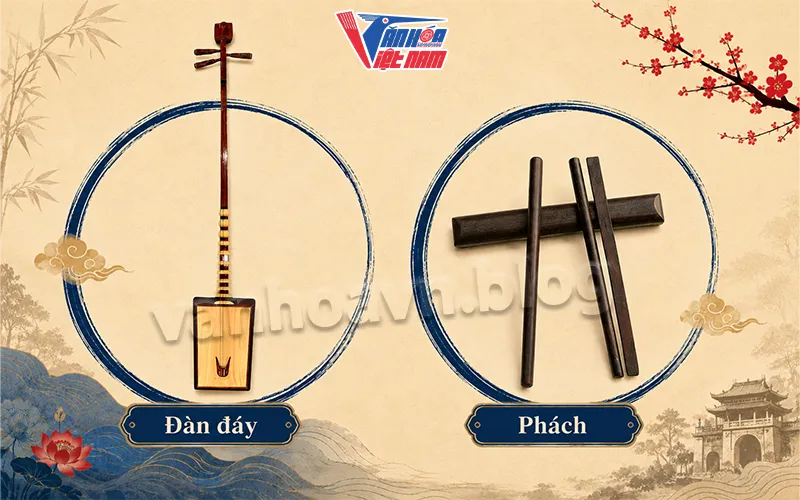 Bộ nhạc cụ trong biểu diễn nghệ thuật Ca trù