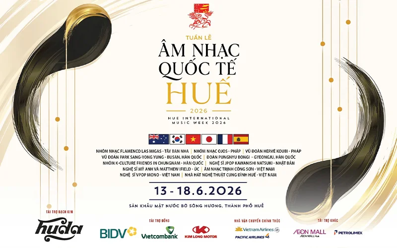 Thông tin tuần lễ Âm nhạc Quốc tế Huế 2026