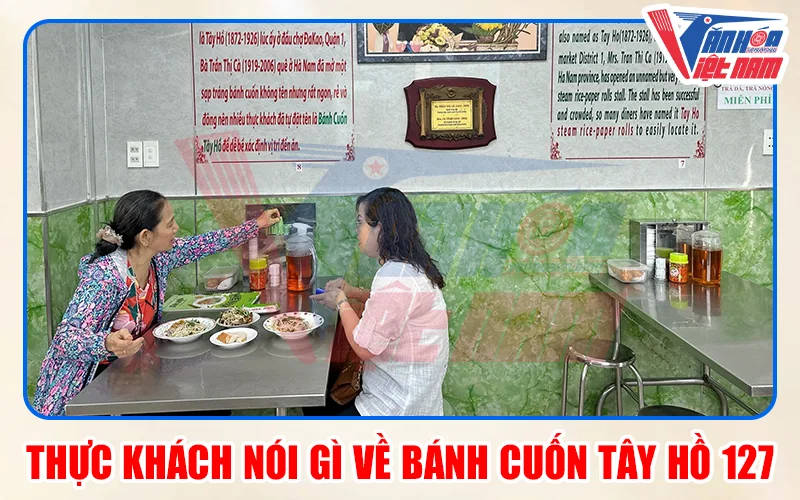 Thực khách nói gì về bánh cuốn Tây Hồ 127