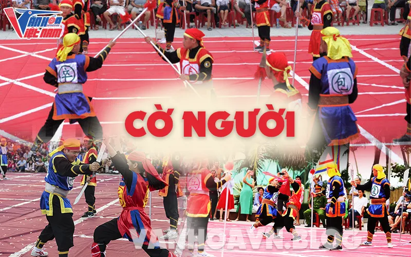 Một trong các trò chơi dân gian dành cho người lớn là cờ người