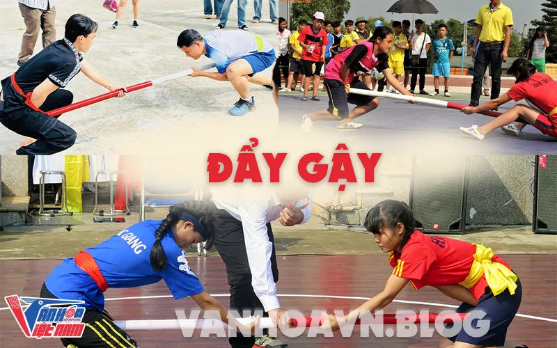 Các trò chơi dân gian dành cho người lớn: Đẩy gậy