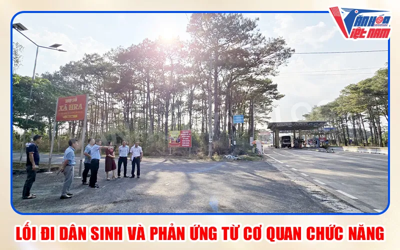 Lối đi dân sinh và phản ứng từ cơ quan chức năng