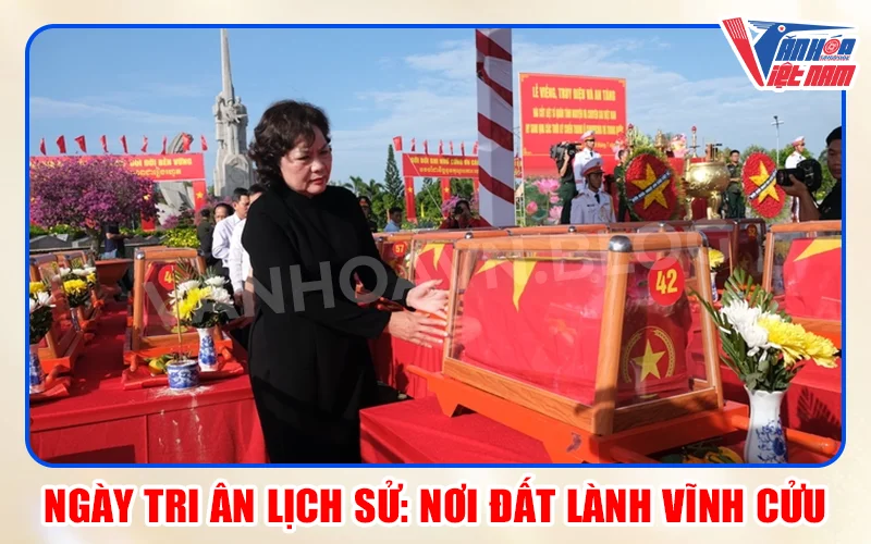 Buổi lễ truy điệu và an táng 68 hài cốt liệt sĩ tại Nghĩa trang liệt sĩ Tam Nông