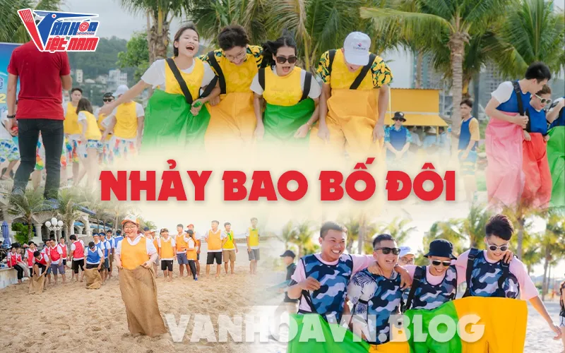 Các trò chơi dân gian dành cho người lớn: Nhảy bao bố đôi