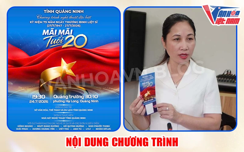Nội Dung Chương Trình Nghệ Thuật "Mãi Mãi Tuổi 20"