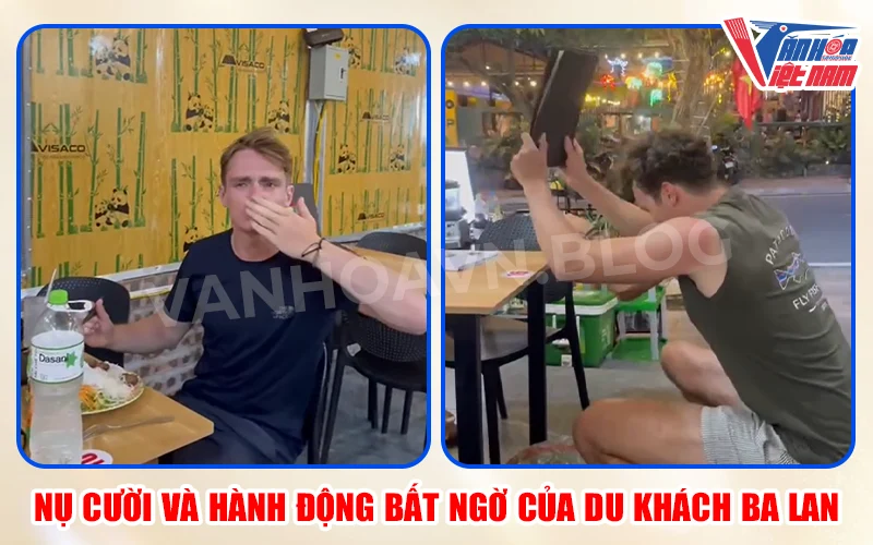 Nụ cười và hành động bất ngờ của du khách Ba Lan