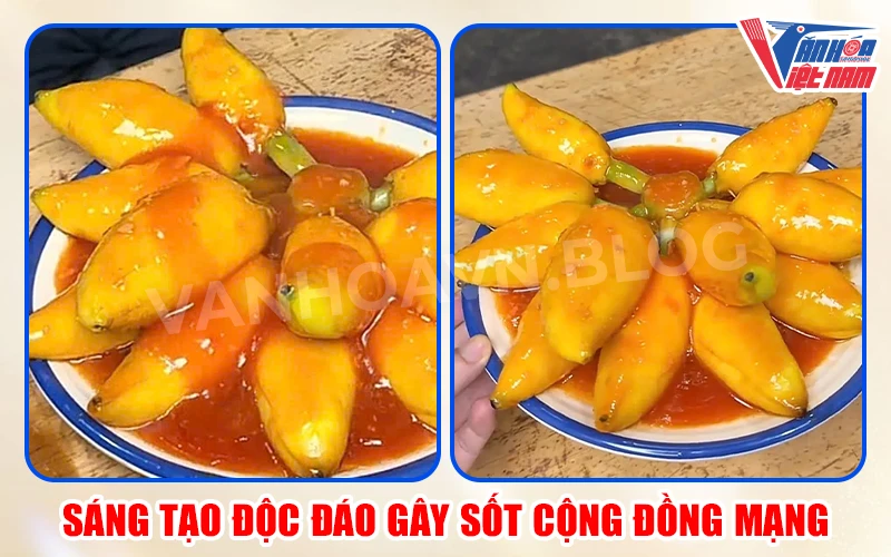 Món Mực Sốt Cà Chua Hình Nải Chuối