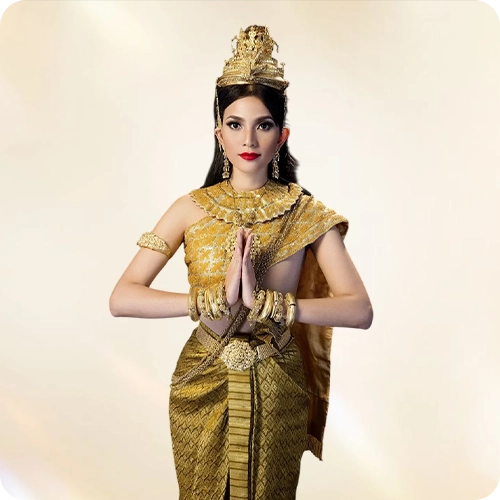 Trang phục cô dâu dân tộc Khmer