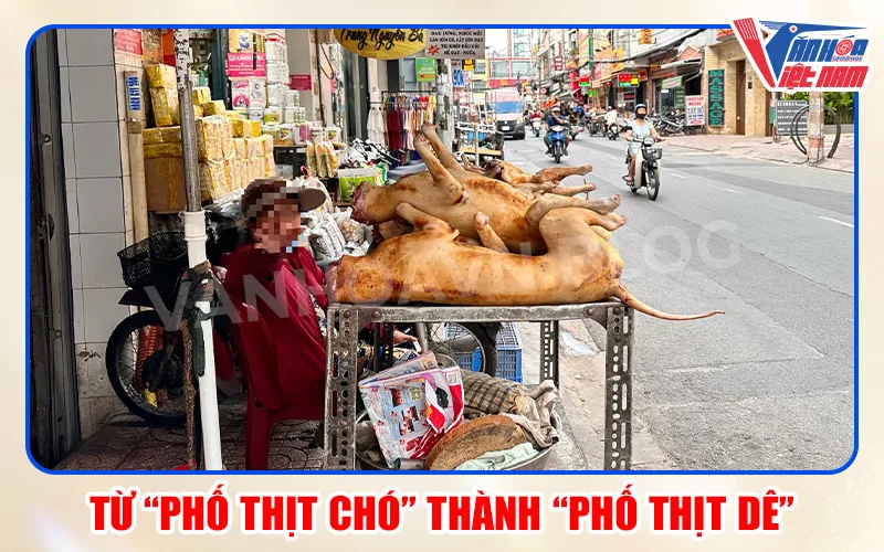 Từ phố thịt chó Cống Quỳnh thành phố thịt dê Cống Quỳnh