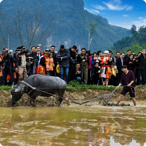 Nghi thức xuống đồng lễ hội Lồng Tồng