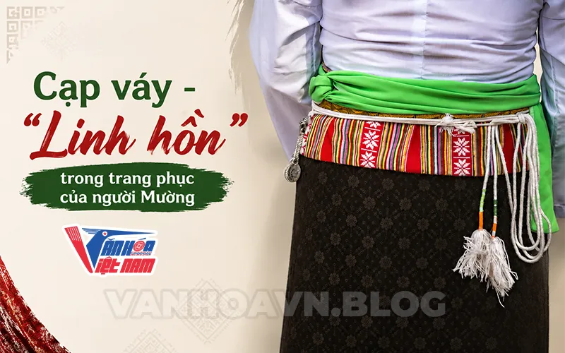 Cạp váy trang phục nữ Mường