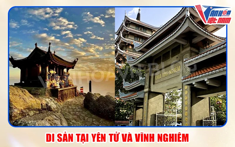 Di sản tại Yên Tử và Vĩnh Nghiêm