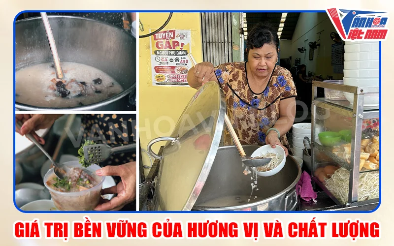 Giá trị bền vững của cháo mực Thanh Sơn