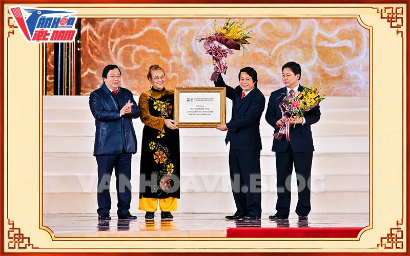 Hát xoan phú thọ được UNESCO công nhận vào năm 2011