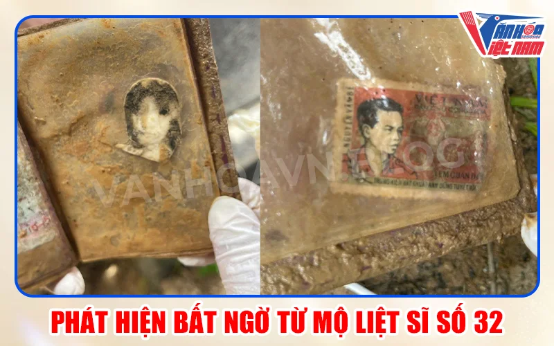 Di vật từ mộ liệt sĩ số 32