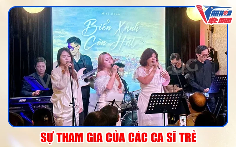 Sự tham gia biểu diễn của ba giọng ca trẻ Diệu Linh, Minh Anh và Khánh Nhật