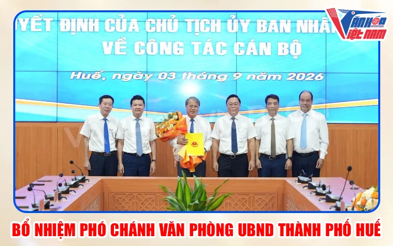 Bổ Nhiệm Phó Chánh Văn Phòng UBND Thành Phố Huế